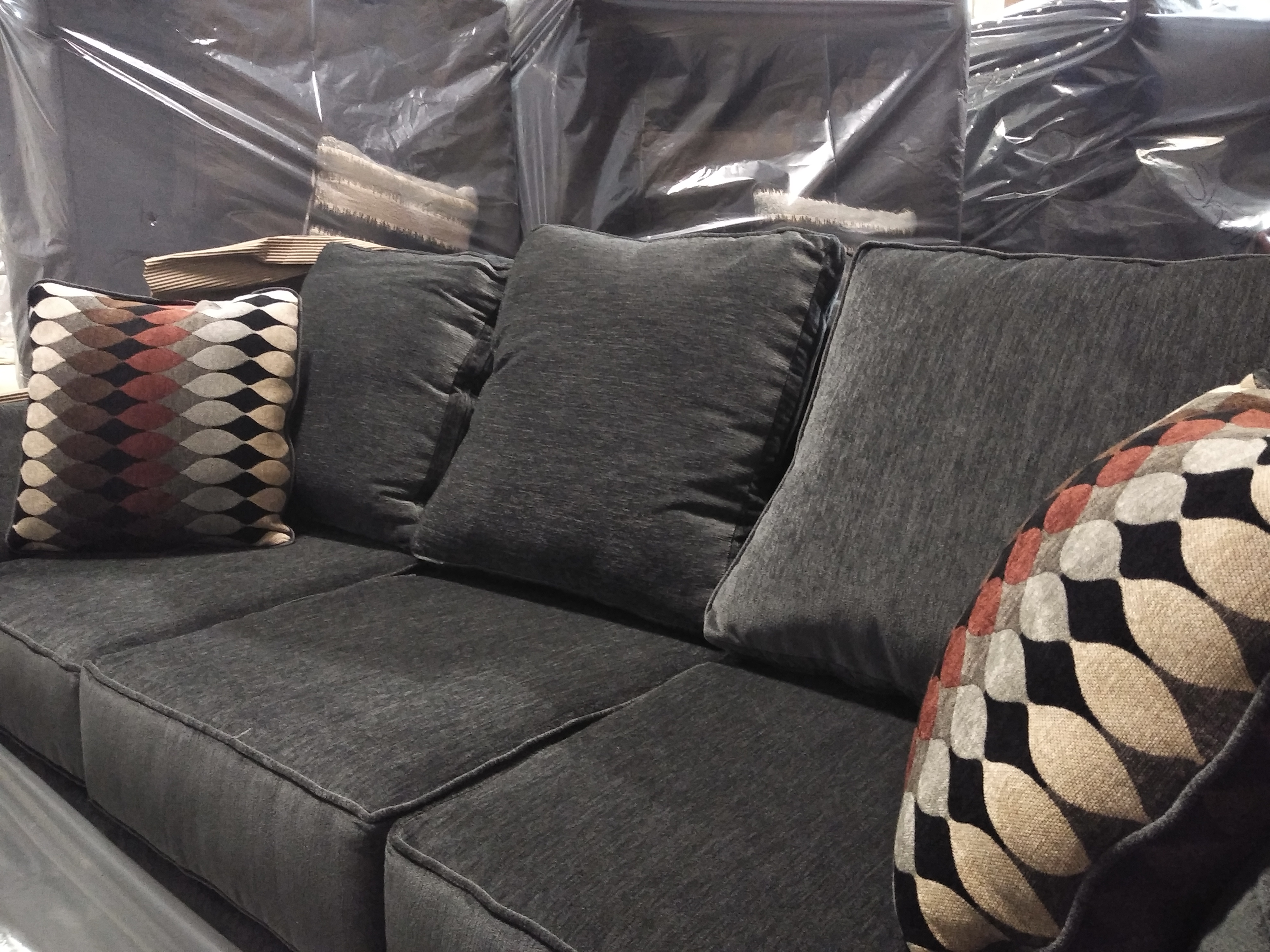 983-SML-11 BARCELONA CHARCOAL LIVING ROOM SET Image