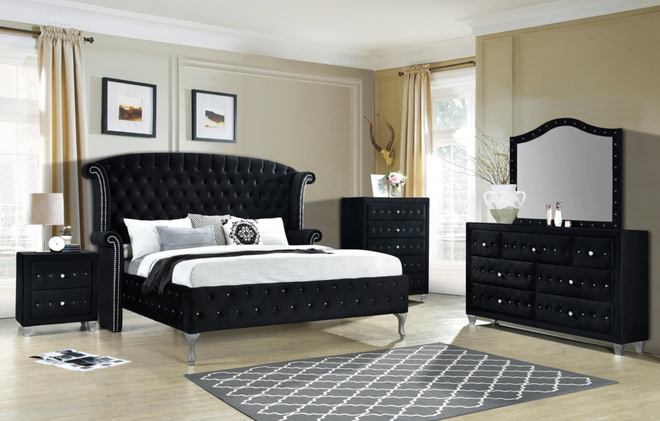 * DIAMOND PALACE BLACK  // BEDROOM