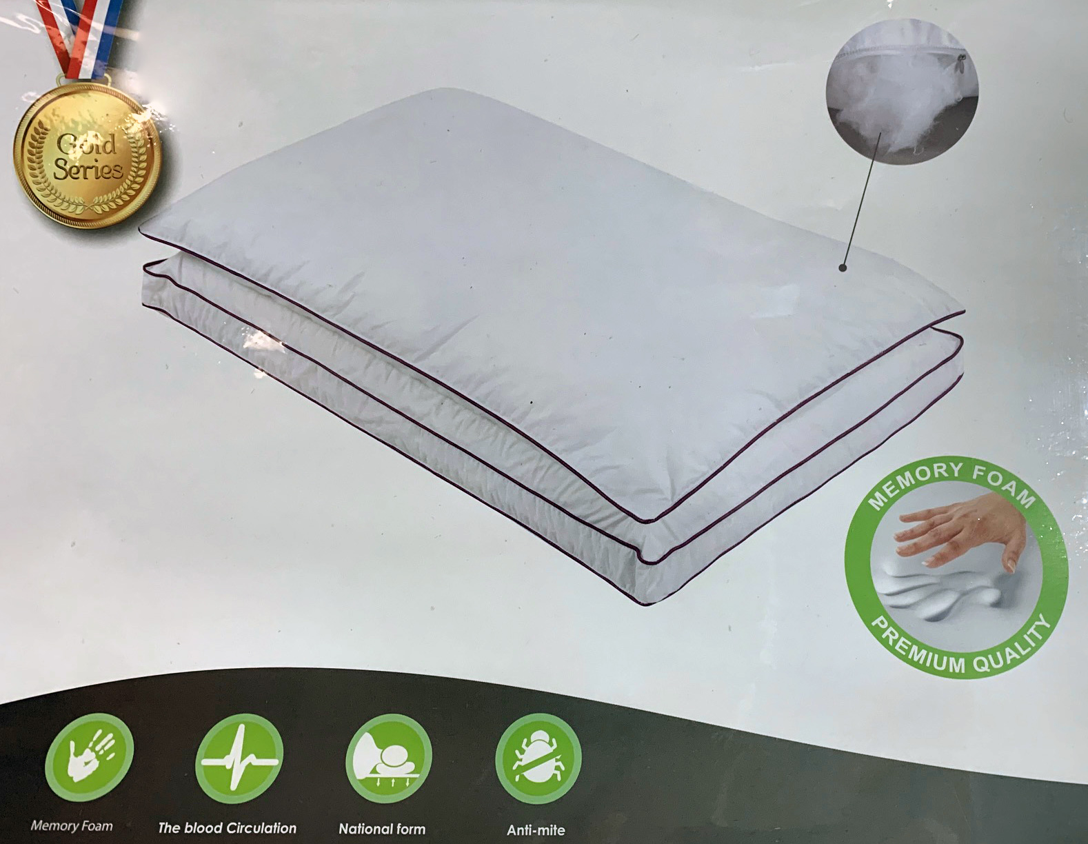 SOFT TOP MEMORY FOAM PILLOW Image