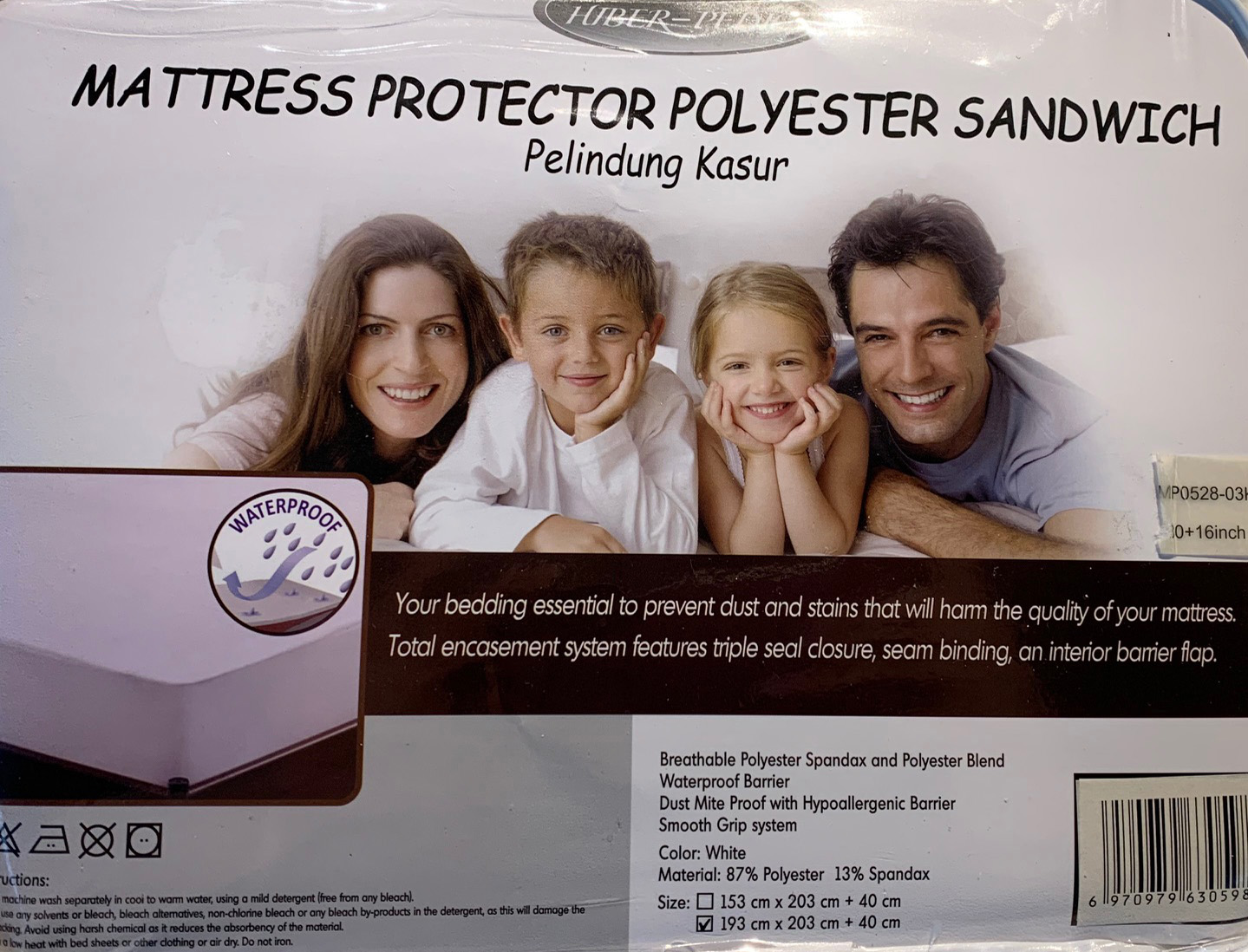 Smooth Top Mattress protector Image