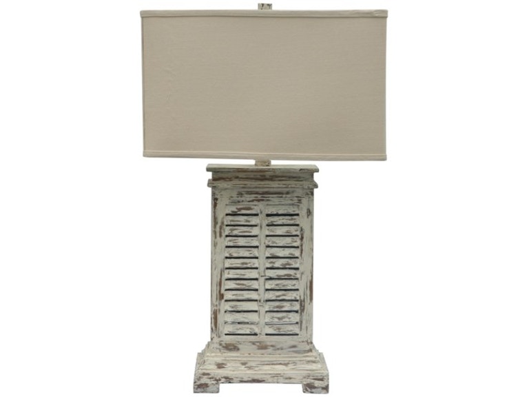 Antique Shutter Table Lamp Image