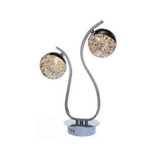 6608-2 Silver TABLE LAMPS Image