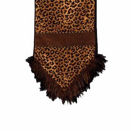ANIMAL CHENILLE W/FEATHERS RUNNER Image
