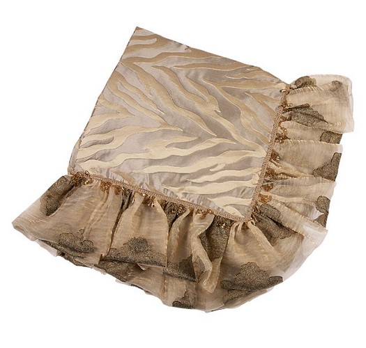 ANGELIQUE W/SHEER RUFFLE SQUARES